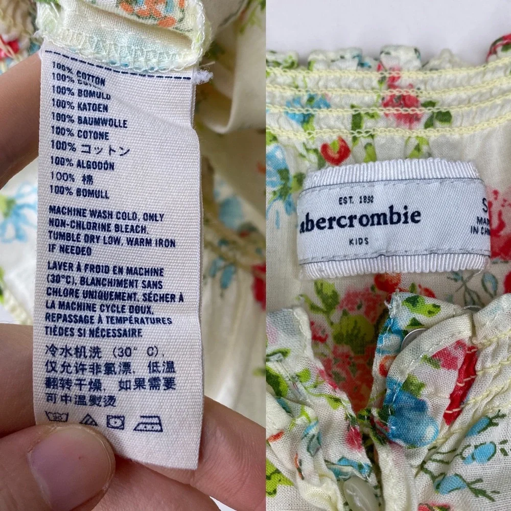 Price firm: Abercrombie floral blouse